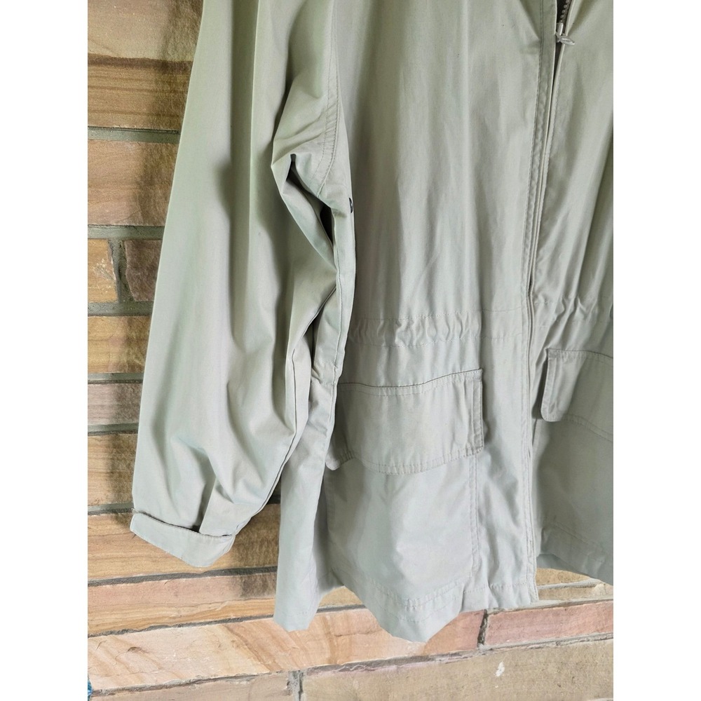 Pacific Trail Womens Khaki Tan Full Zip Lightweight Utility Jacket Size L 030210 - Picture 6 of 10